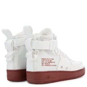 SF AF1 Mid “Ivory-Mars Stone” colorway